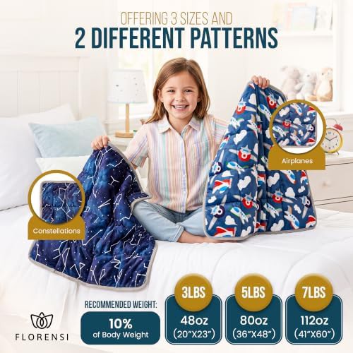 Blue sensory travel lap pad 5 lb — photo 4
