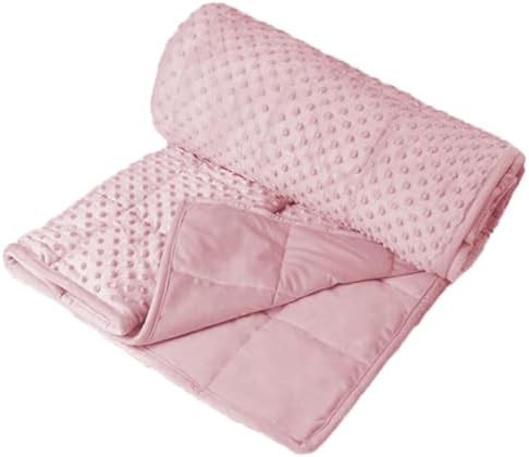 Pink velvet reversible weighted throw — photo 3