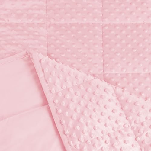 Pink velvet reversible weighted throw — photo 5