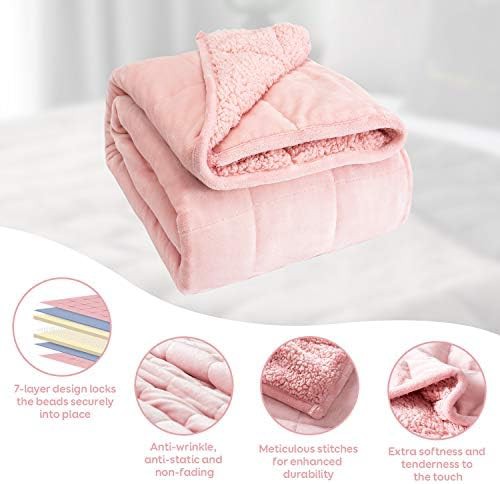 Fleece adult weighted blanket twin 48x72 in — photo 4