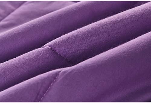 Purple cotton kids weighted blanket 7 lbs — photo 4