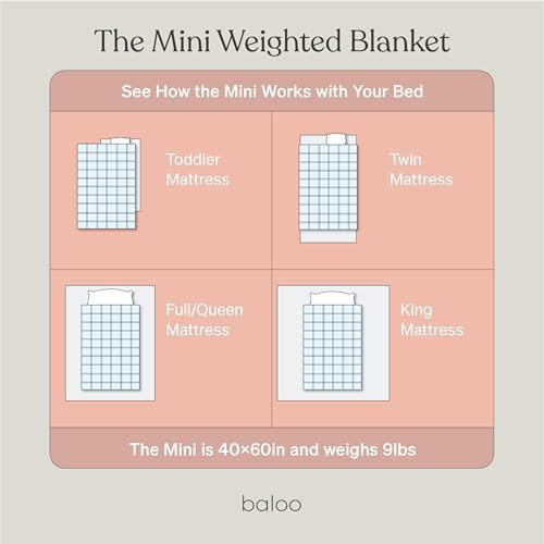 Petal pink mini weighted blanket for kids — photo 5