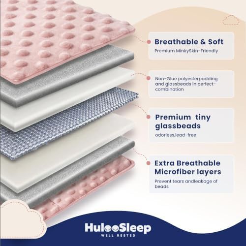 Pink minky queen weighted blanket 15 lb — photo 5