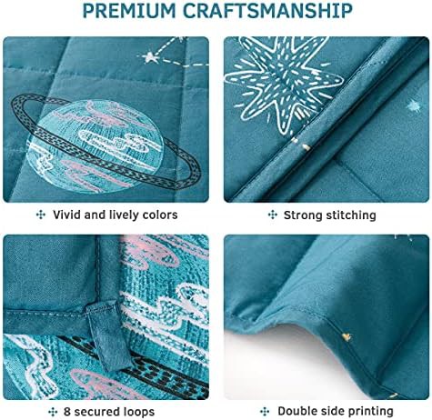 Twin cotton glass bead 5 lbs blanket — photo 4