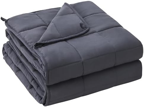 Grey queen size weighted blanket 60 by 80 inches