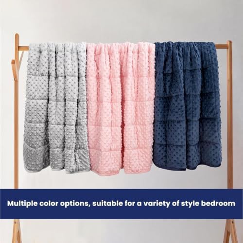 Pink minky kids weighted blanket 7 lb — photo 5