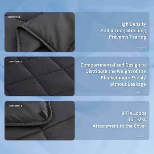 Queen twenty pound summer cooling weighted blanket — photo 4