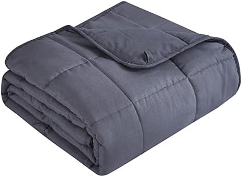 Twin 15 lbs glass bead weighted blanket