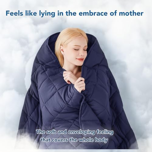Twin 15 lbs microfiber cooling weighted blanket — photo 4