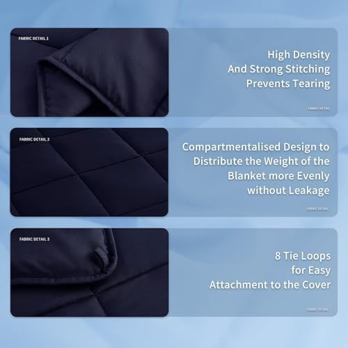 Twin 15 lbs microfiber cooling weighted blanket — photo 5