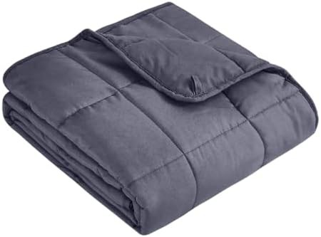 Throw 7 lbs microfiber weighted blanket