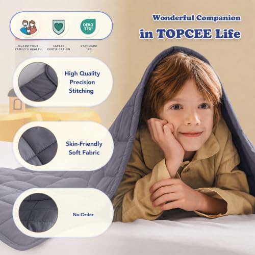 Throw 7 lbs microfiber weighted blanket — photo 5