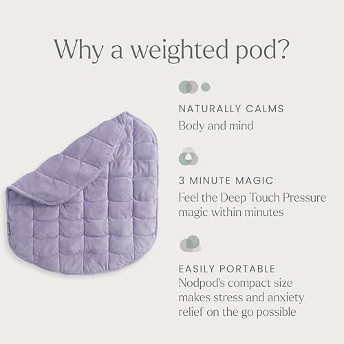 Compact weighted lap blanket for travel — photo 4