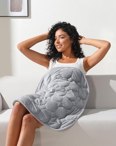 Velvet weighted lap pad for adults