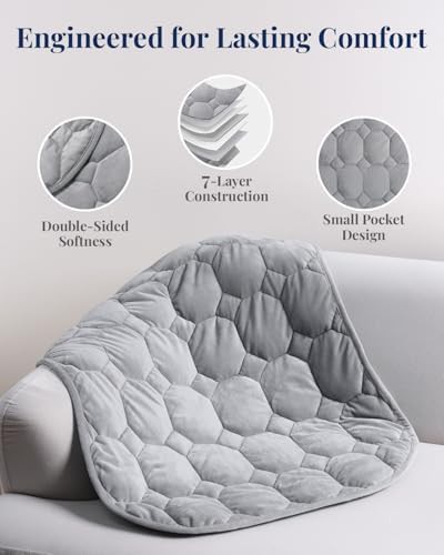 Velvet weighted lap pad for adults — photo 4