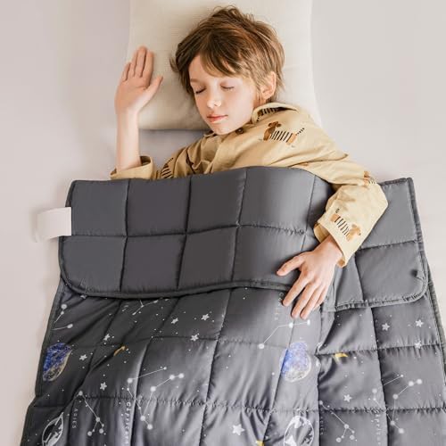 Throw 7 lbs cooling weighted blanket