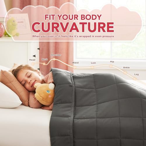Grey cooling weighted blanket 7 lbs — photo 3