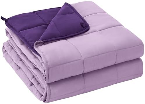 Purple queen size weighted blanket 20 lbs