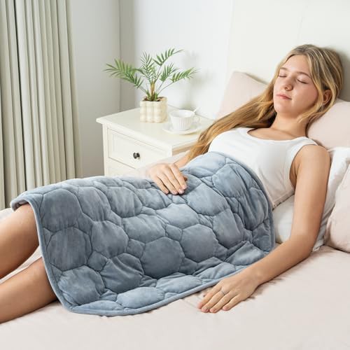 Velvet travel weighted lap blanket 7 lbs
