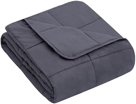 Grey throw weighted blanket 41 by 60 inches — photo 3