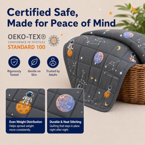 Space theme kids cooling blanket — photo 5