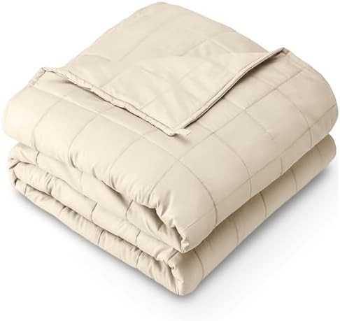 Sand cotton weighted blanket 10 lbs