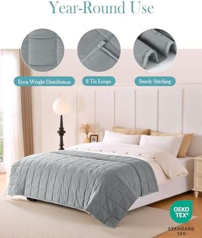 Topblan 12lbs twin cooling weighted blanket — photo 5