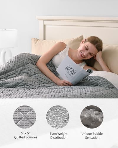 Cooling reversible queen 15 lbs weighted blanket — photo 4