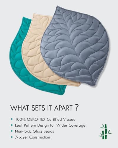 Grey glass bead weighted lap blanket — photo 3