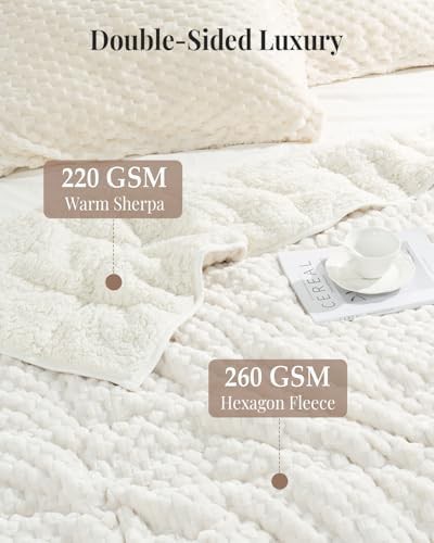 Topblan 15lbs queen sherpa weighted blanket — photo 3