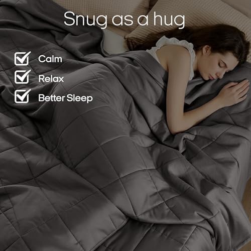 Grey queen cooling weighted blanket twenty pounds — photo 5