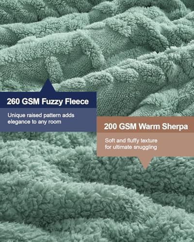 Plush sherpa weighted blanket 15 lbs — photo 3