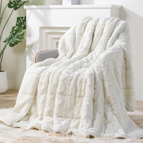 Soft sherpa weighted blanket 15 lbs