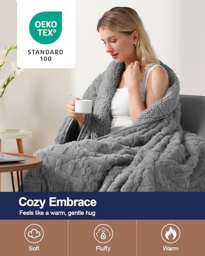 Sherpa weighted blanket queen 15 lbs — photo 4