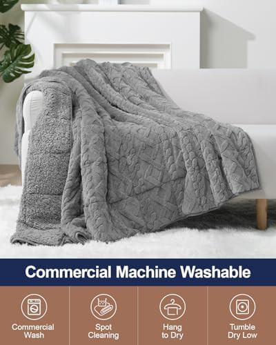 Sherpa weighted blanket queen 15 lbs — photo 5