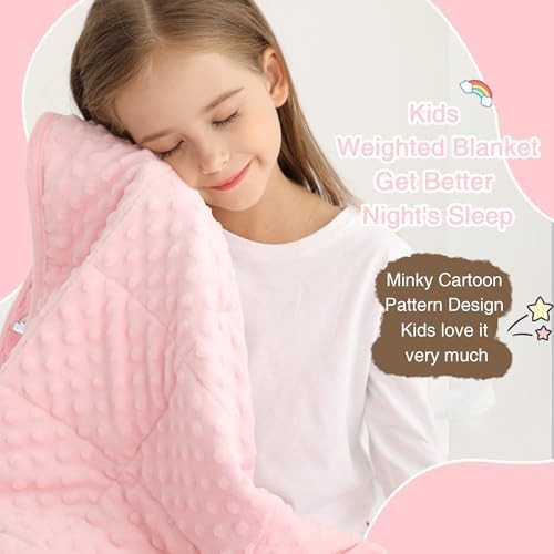 Pink unicorn kids weighted blanket 3 lbs — photo 3