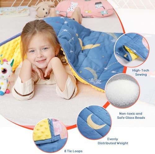 Minky small weighted blanket 3lbs — photo 3
