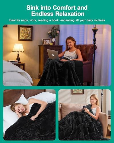 Heavy sherpa weighted blanket 15 lbs — photo 4