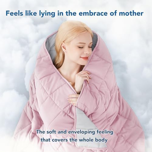Queen 20 lbs glass bead weighted blanket — photo 3