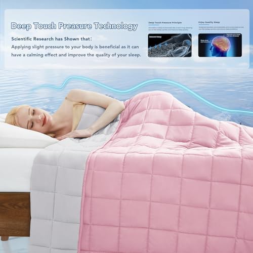 Queen 20 lbs glass bead weighted blanket — photo 4