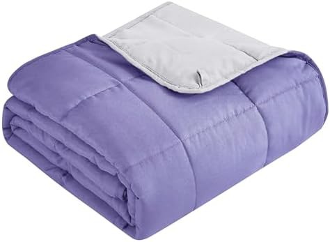 Queen 20 lbs microfiber cooling weighted blanket