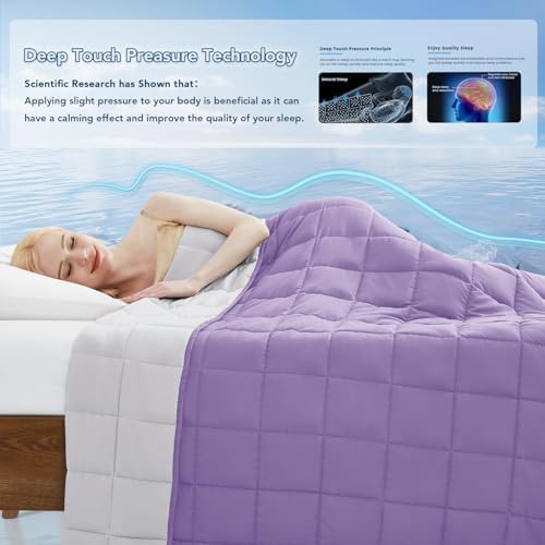Queen 20 lbs microfiber cooling weighted blanket — photo 4