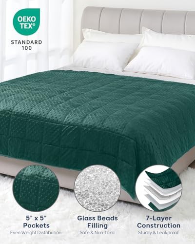 Twin size microfiber weighted blanket 12 lbs — photo 5