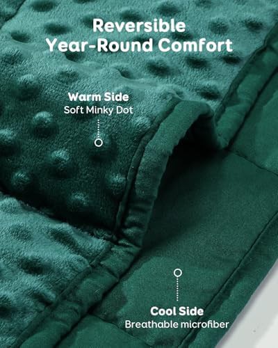 Grey microfiber queen weighted blanket 15 lbs — photo 3
