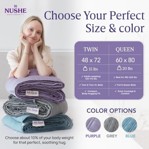 Bamboo cooling weighted blanket twin 15 lb — photo 5