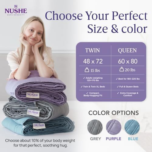 Viscose bamboo cooling weighted blanket queen 20 lb — photo 5