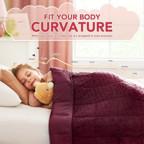 Minky weighted throw blanket 10 lbs — photo 3