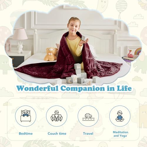 Small minky weighted throw blanket 7 lbs — photo 4