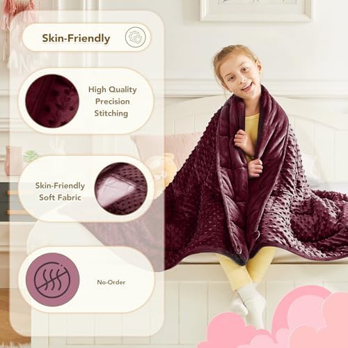 Small minky weighted throw blanket 7 lbs — photo 5