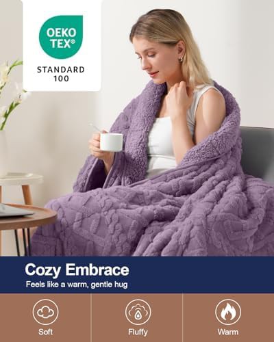 Ultra soft sherpa weighted blanket 60 by 80 in — photo 3